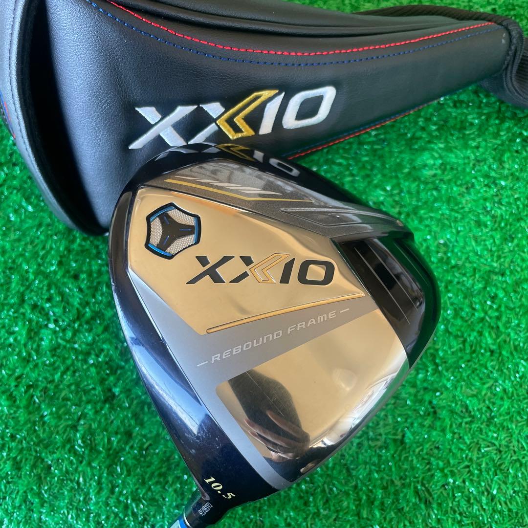 美品■XXIO 13 ドライバー MP1300 (SR) 10.5度 カバー付