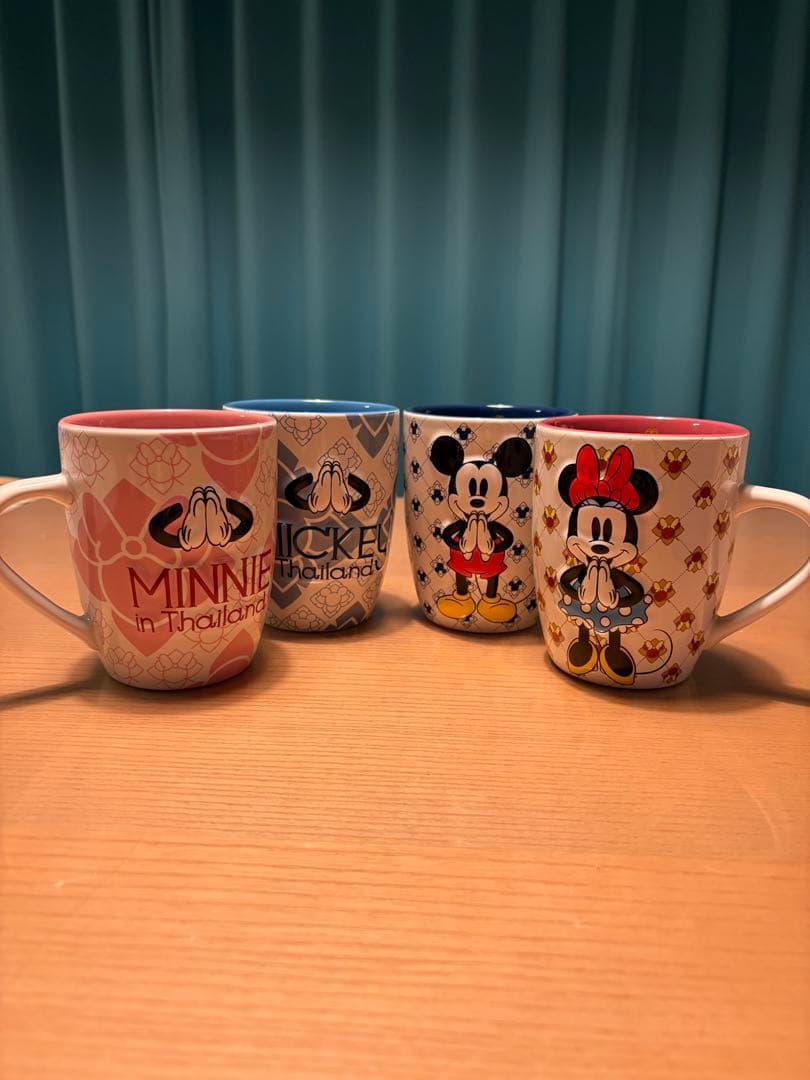ディズニー ミッキー＆ミニー マグカップ 4個セット（専用BOX入り）