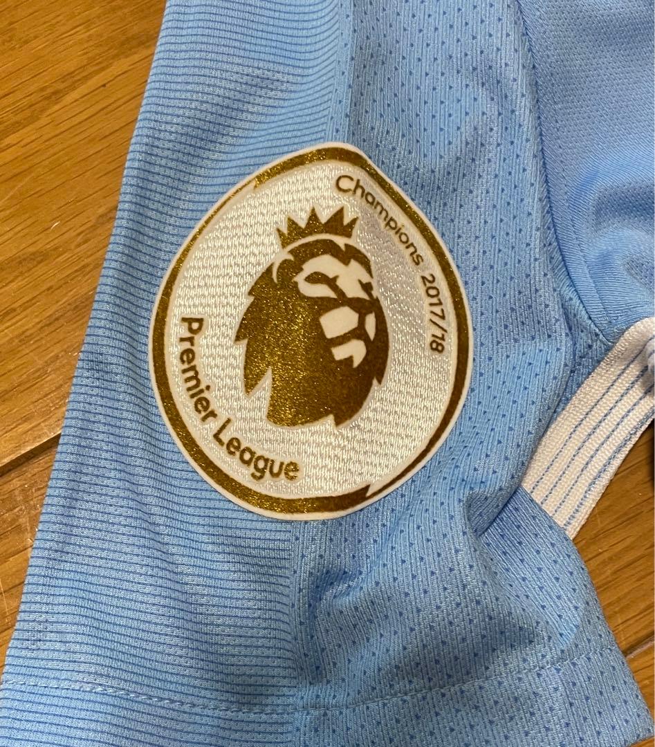 マンチェスターシティEPL2017-18優勝記念レプリカ　サイズ:M