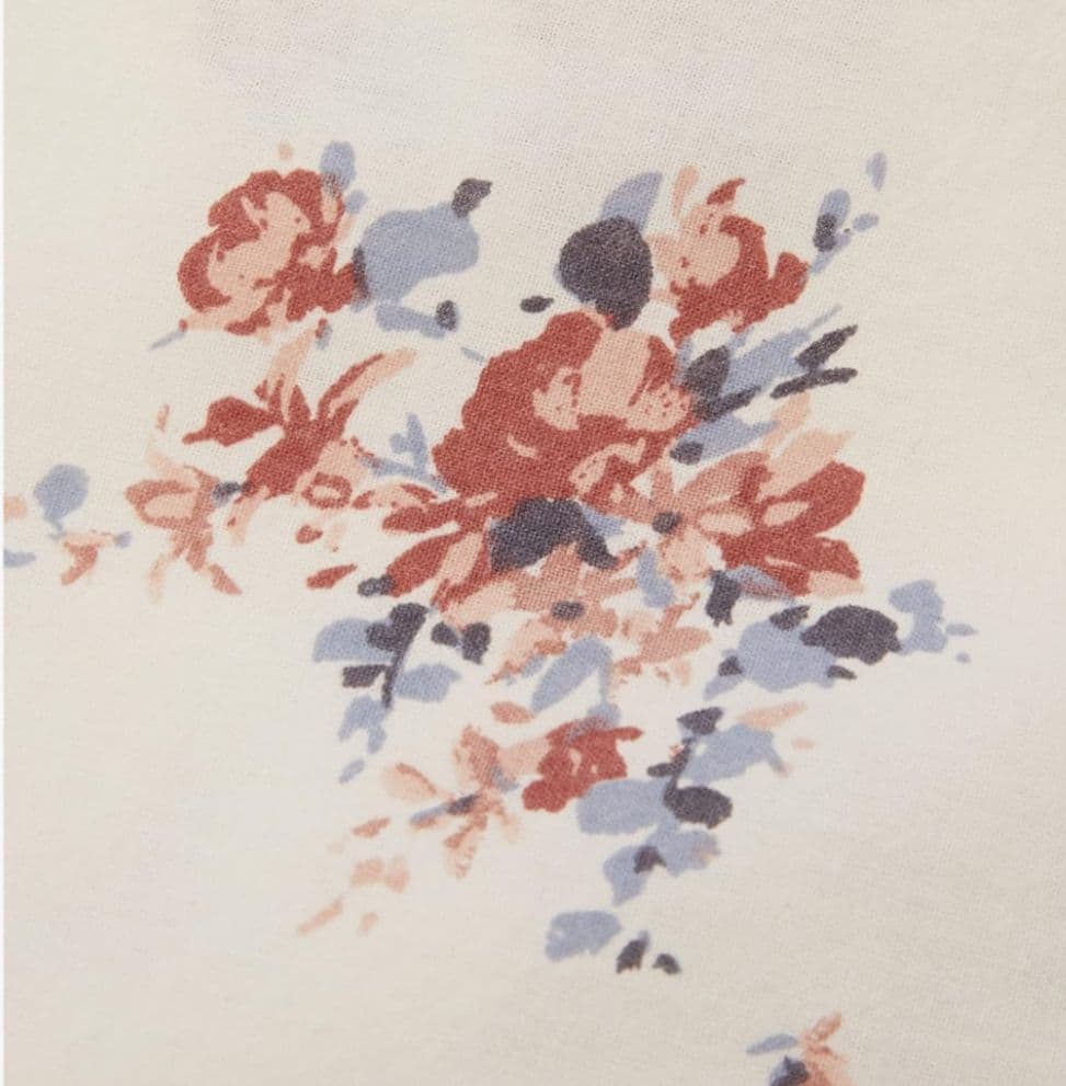 ジェラートピケ　花柄シングル3点セットセット 　新品