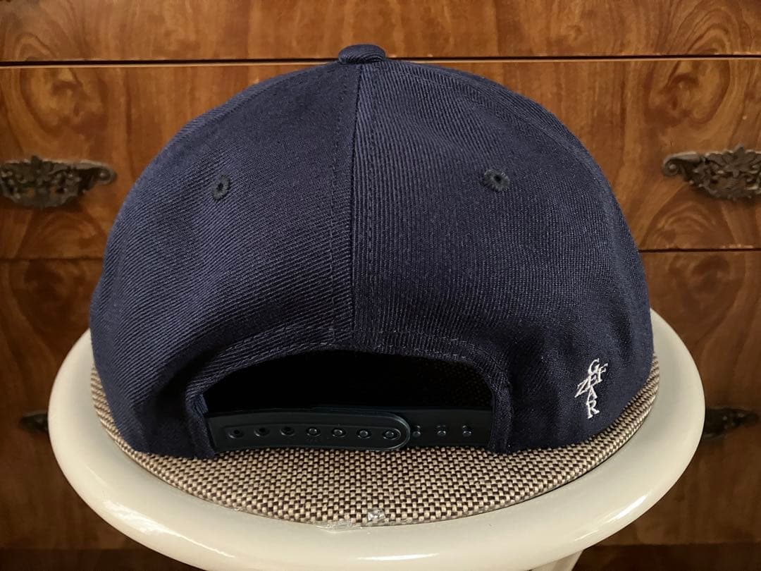 ミュージシャン The BONEZ N-Logo Flat Visor Cap Navy