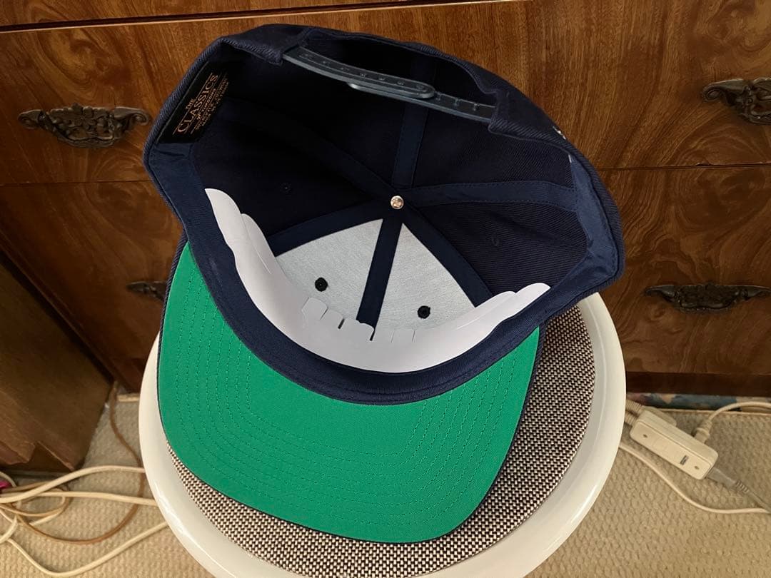 ミュージシャン The BONEZ N-Logo Flat Visor Cap Navy