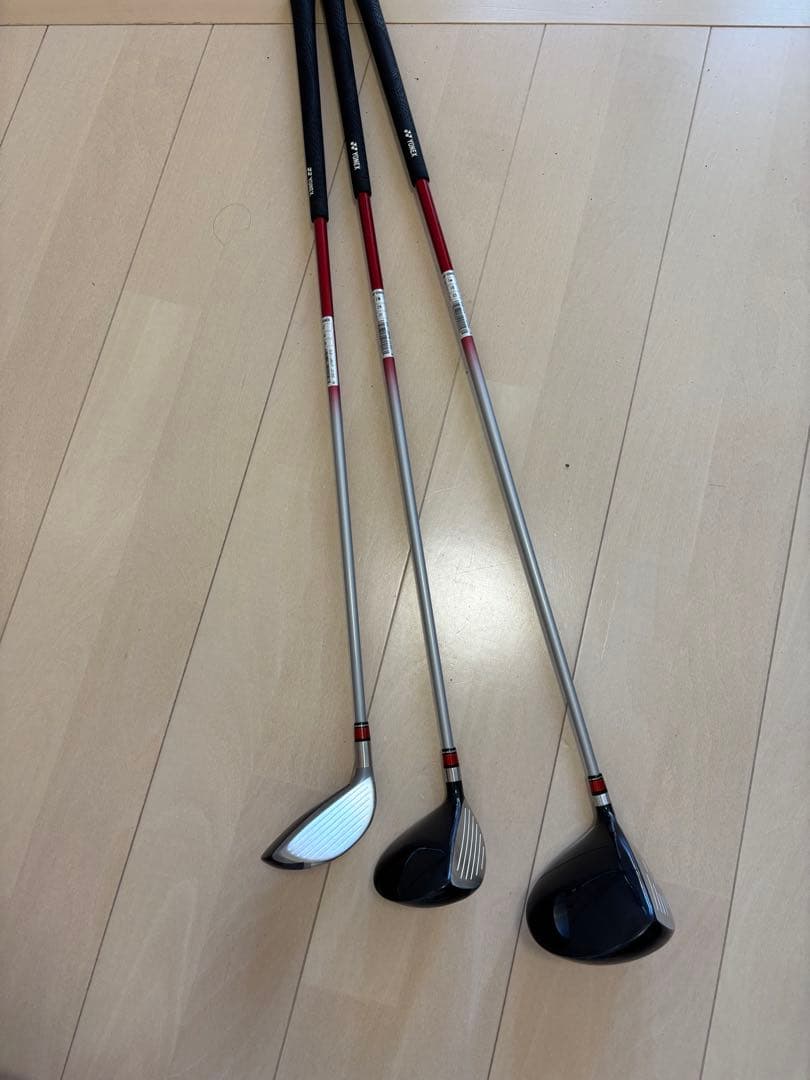 (子供用)YONEX キャディバッグとEZONEゴルフクラブセット