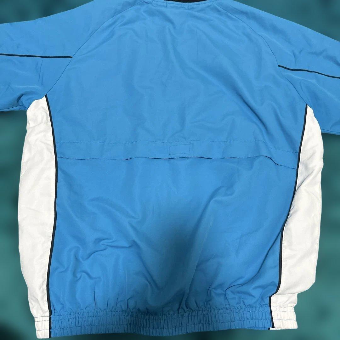 YONEX 青 Vネック 長袖 テニスウェア