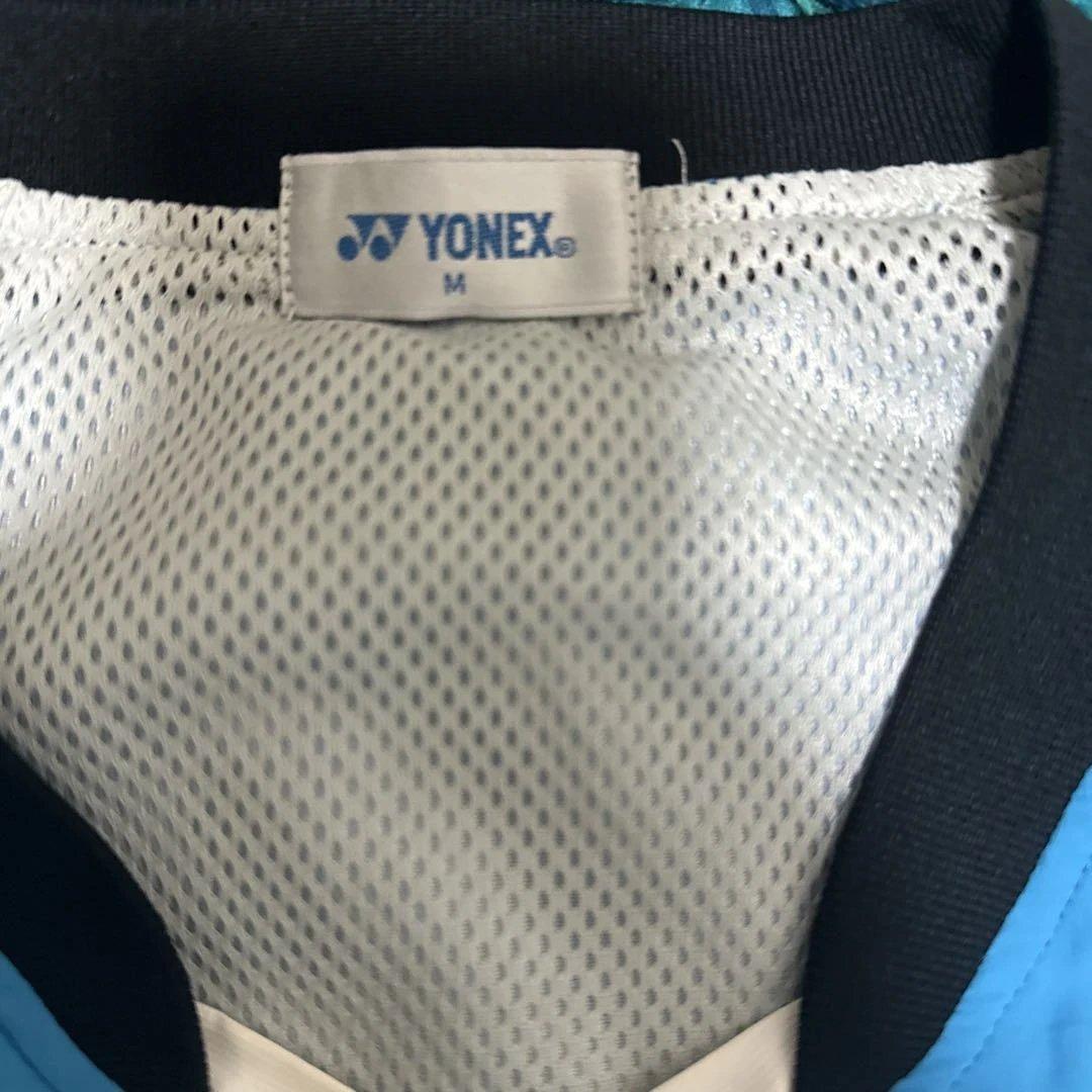 YONEX 青 Vネック 長袖 テニスウェア