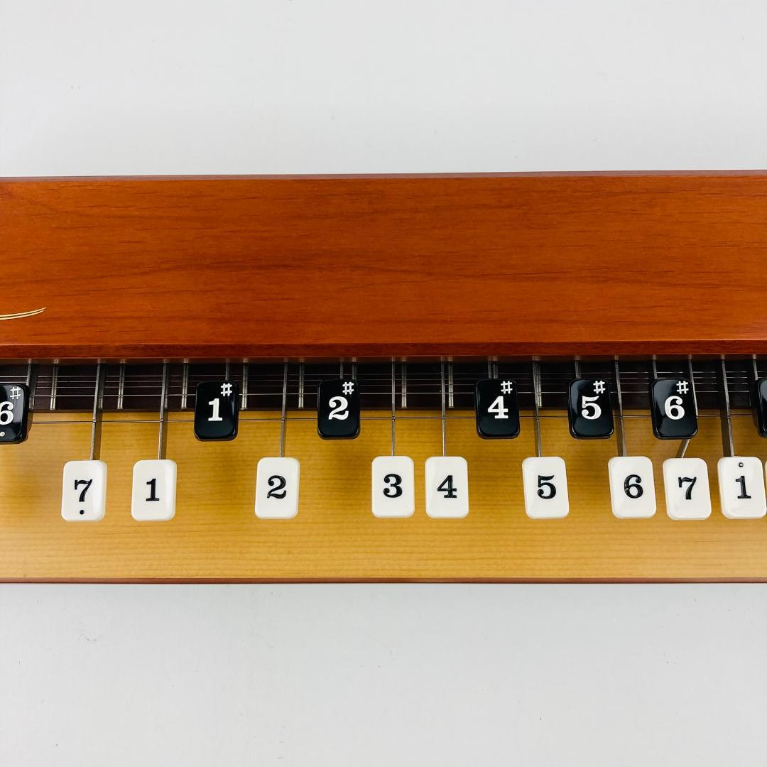 【美品】スズキ 大正琴 桂 TAS-11 エレキ仕様 セミハードケース・ピック付