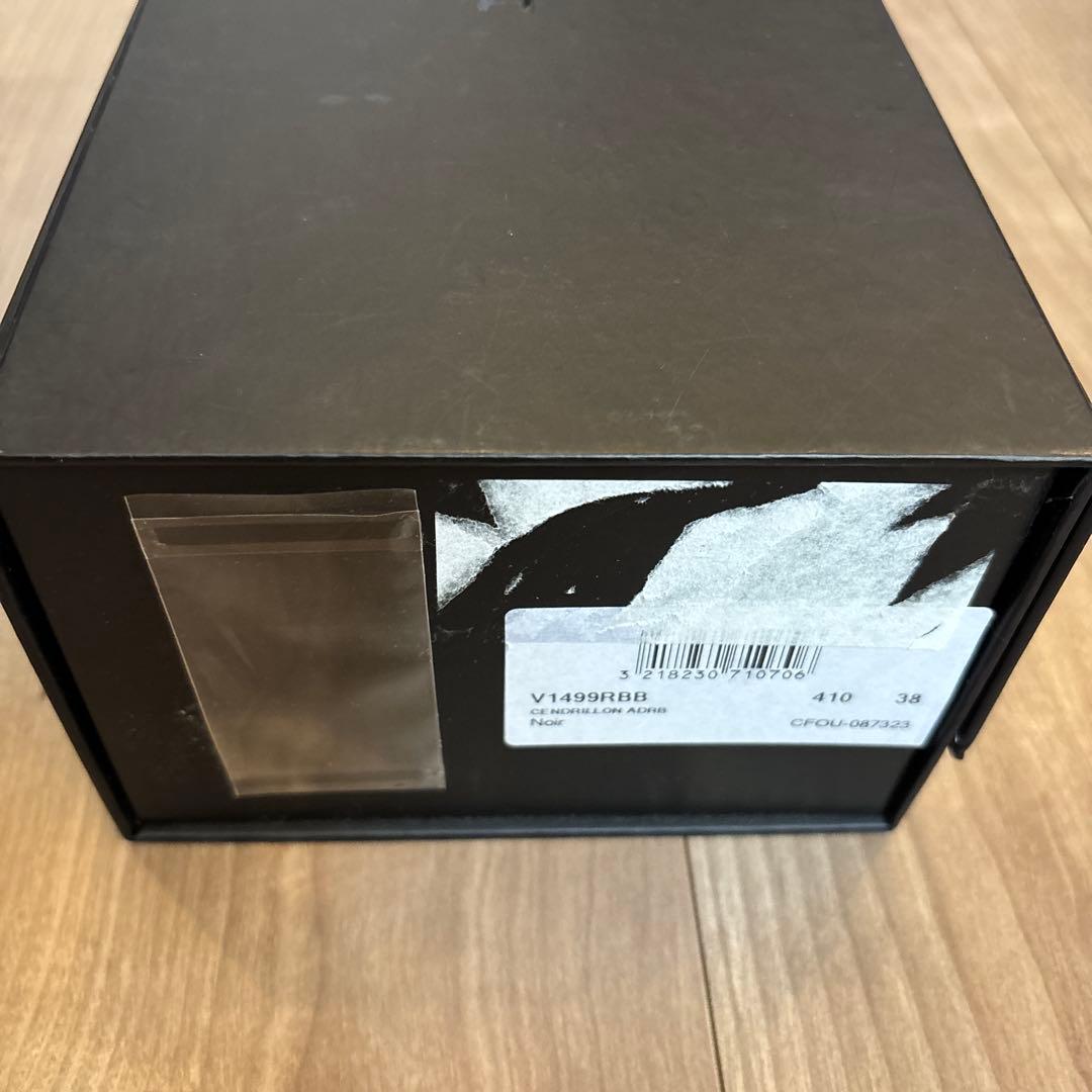 美品 レペット サンドリオン リボンバレエシューズ ブラック 38