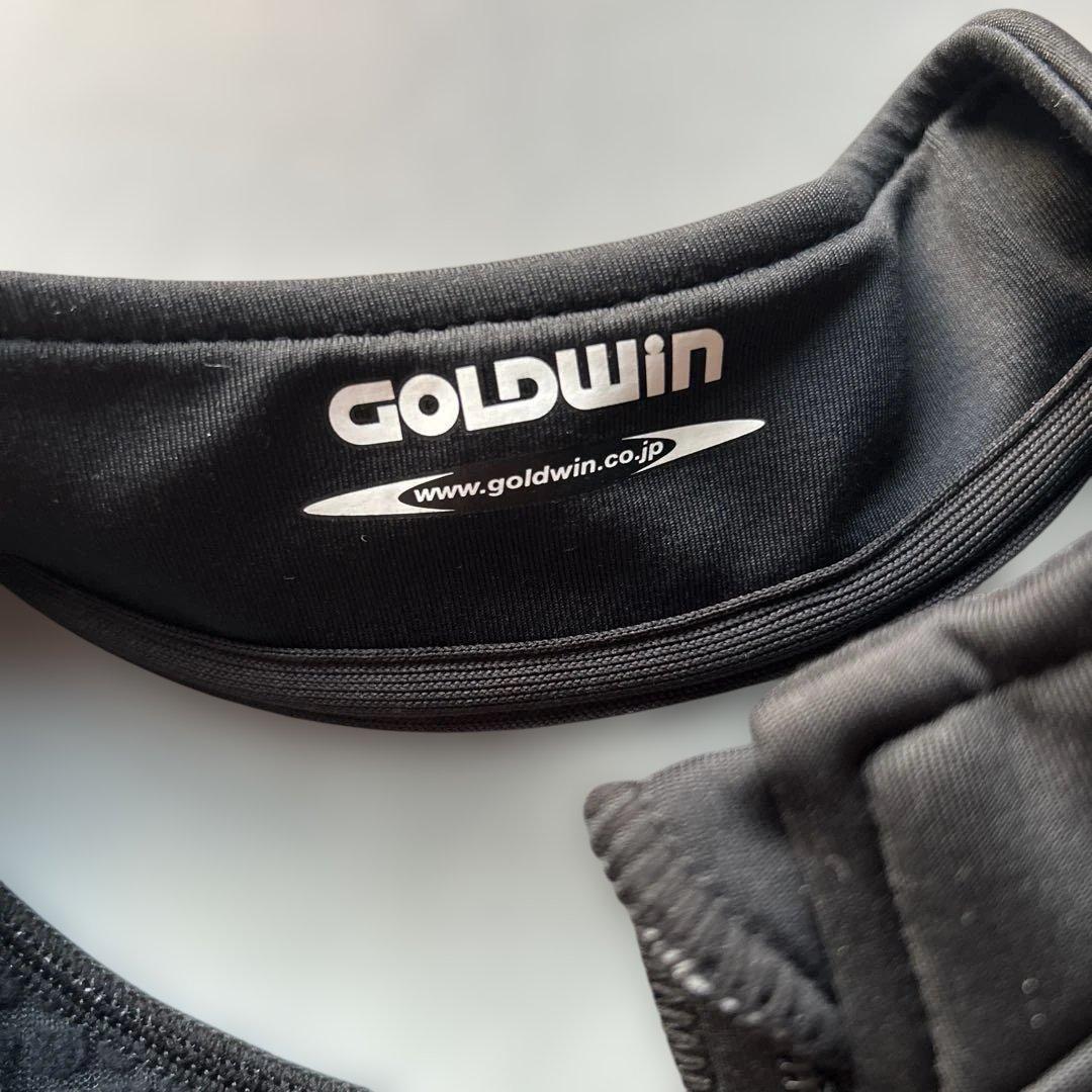 GOLDWIN サイクルジャケット 黒/白　防風　ロードバイク