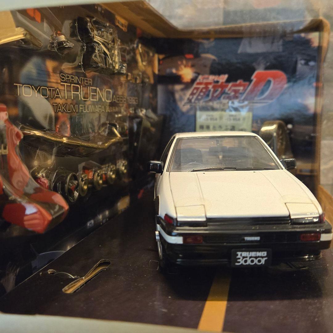 未使用　ホットワークス　頭文字D　AE86 トレノ　RX-7 FD3S　1/24