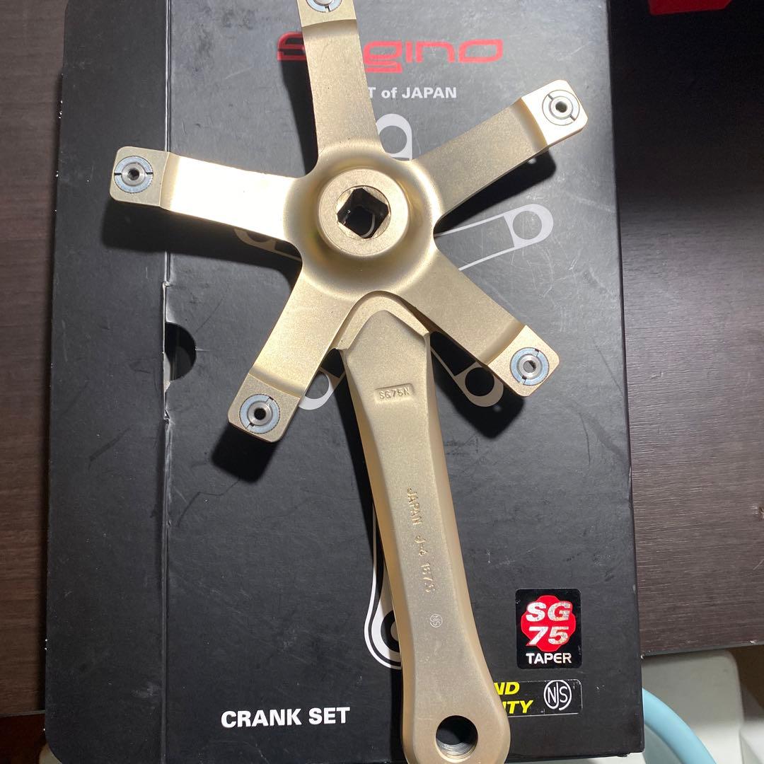 SUGINO SG 75 TAPER クランクアーム ゴールド