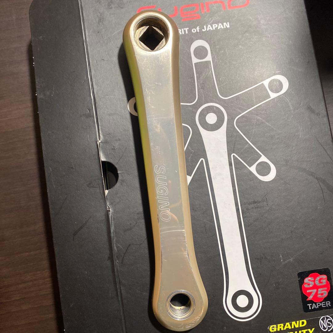 SUGINO SG 75 TAPER クランクアーム ゴールド