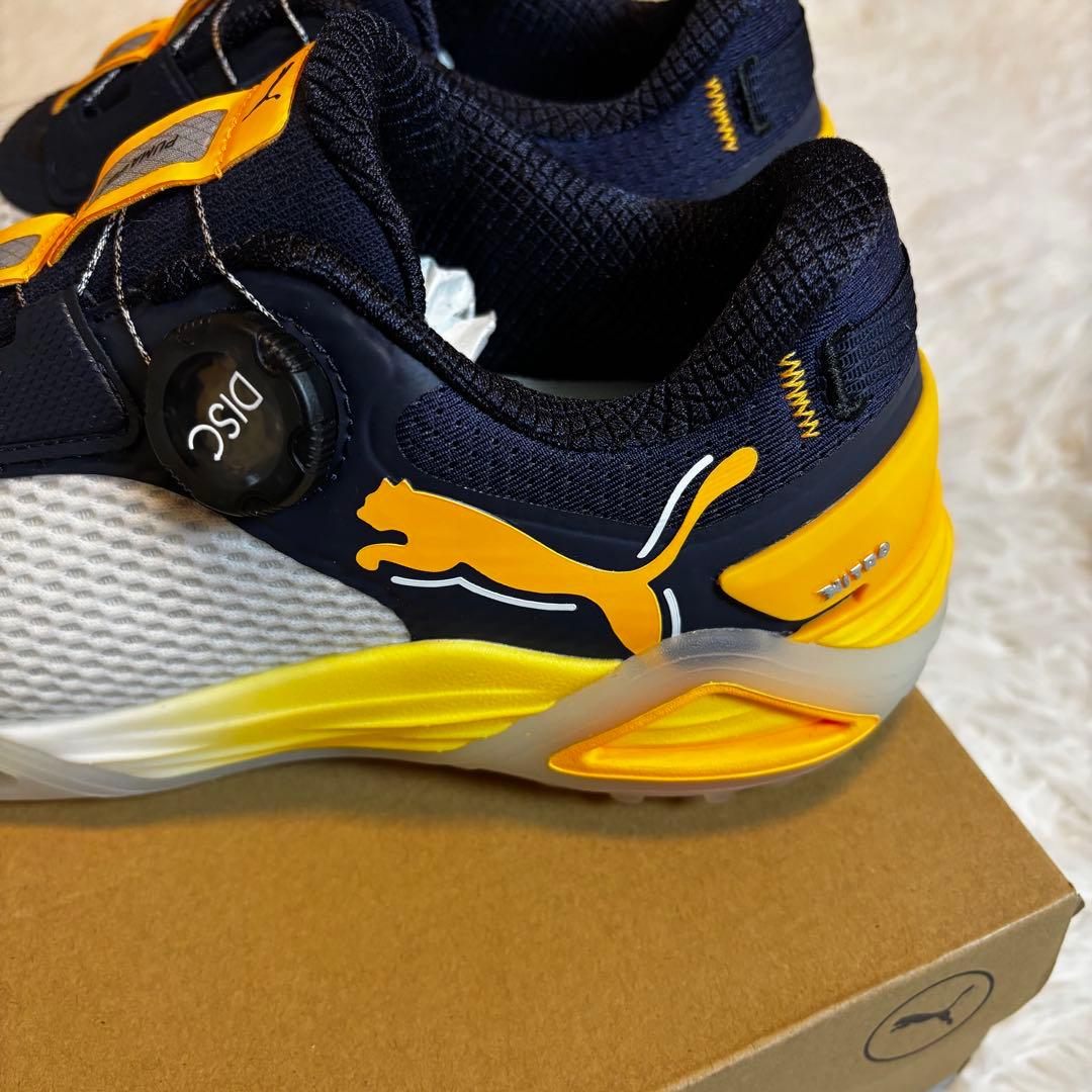 【未使用】PUMA NITRO スパイクレスゴルフシューズ BOA 25cm白紺