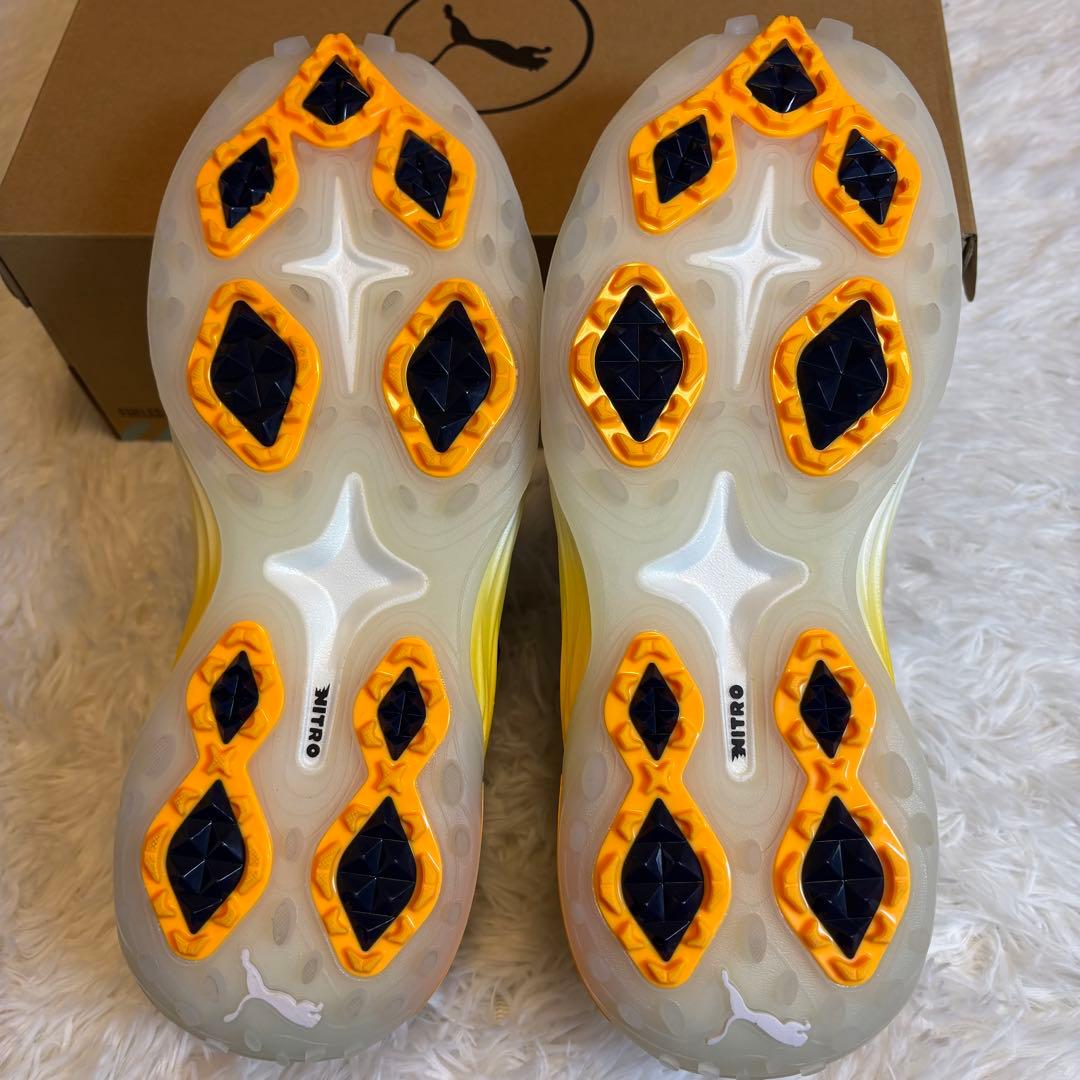 【未使用】PUMA NITRO スパイクレスゴルフシューズ BOA 25cm白紺