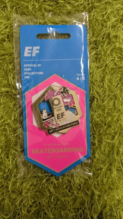 【非売品】Education First 東京オリンピック記念バッジ