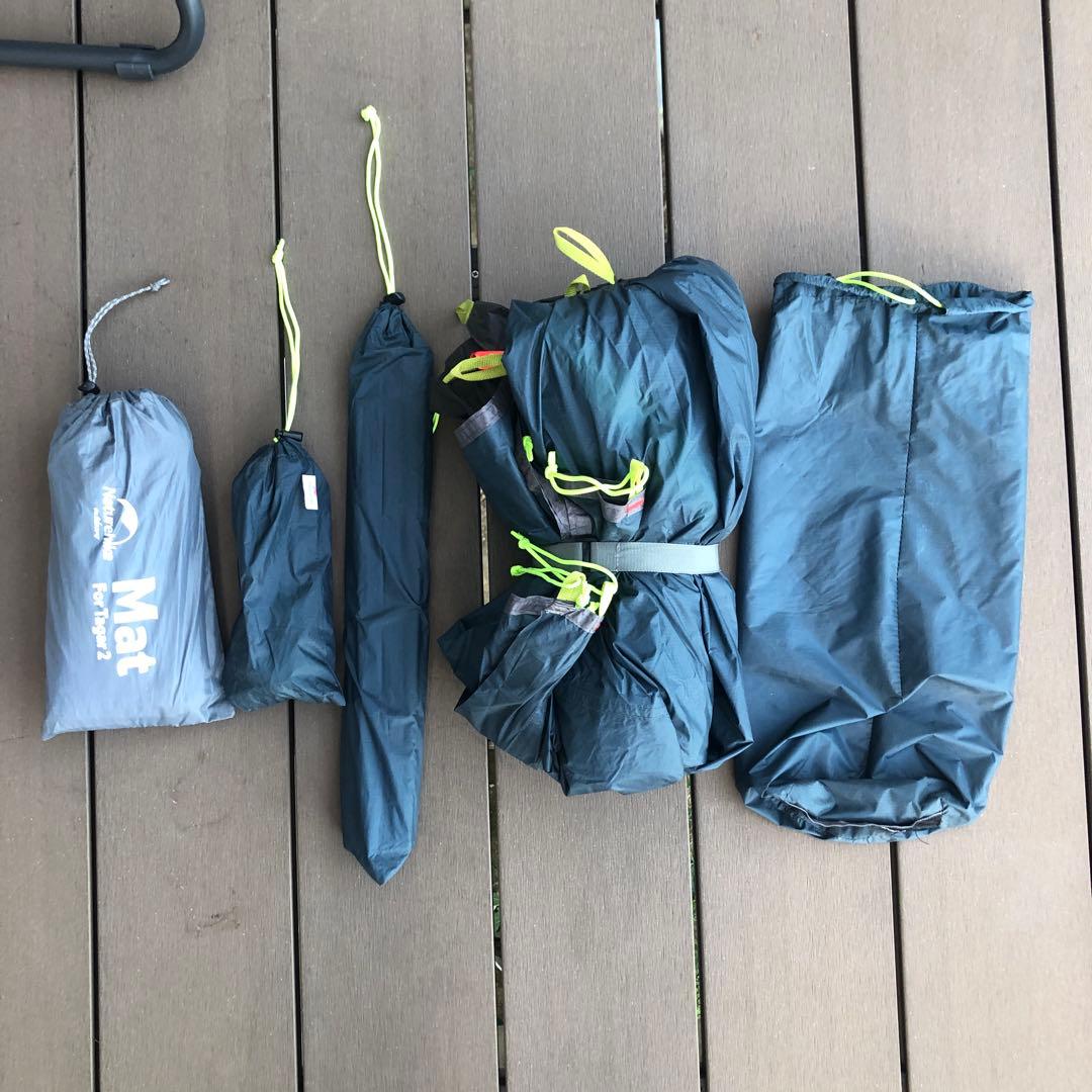 Tagar2 Naturehike ソロテント 軽量テント 2人用 前室あり