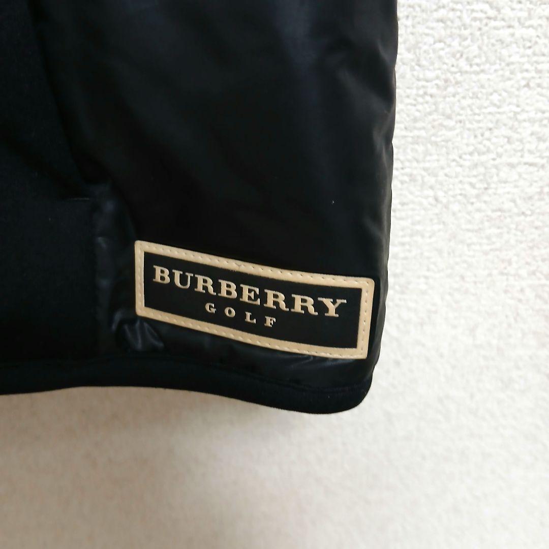 BURBERRY GOLF バーバリー ゴルフ ダウンベストフードブラック M
