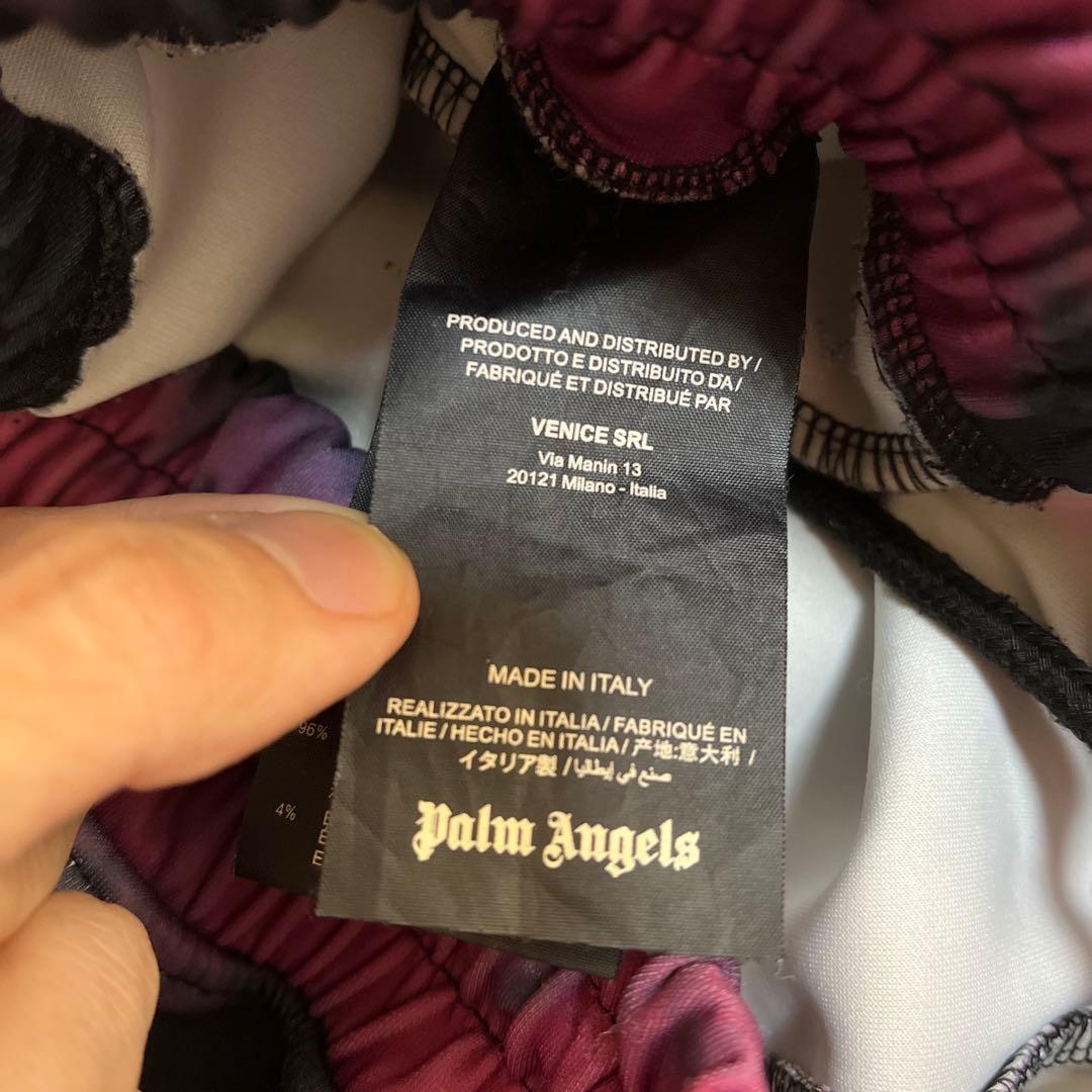 Palm Angels ブリーチプリント サイドライン トラックパンツ ジャージ