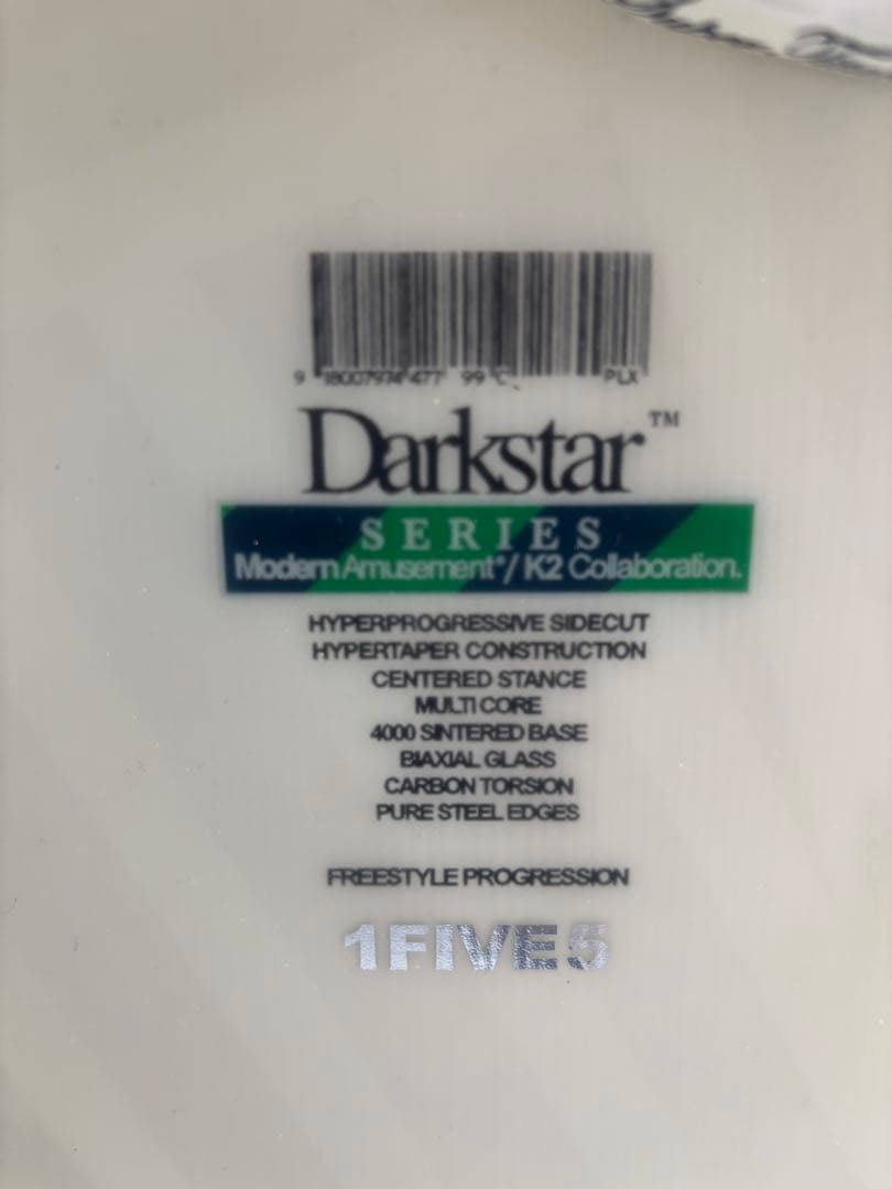K2 Darkstar スノーボード、ブーツ、ビンディングセット
