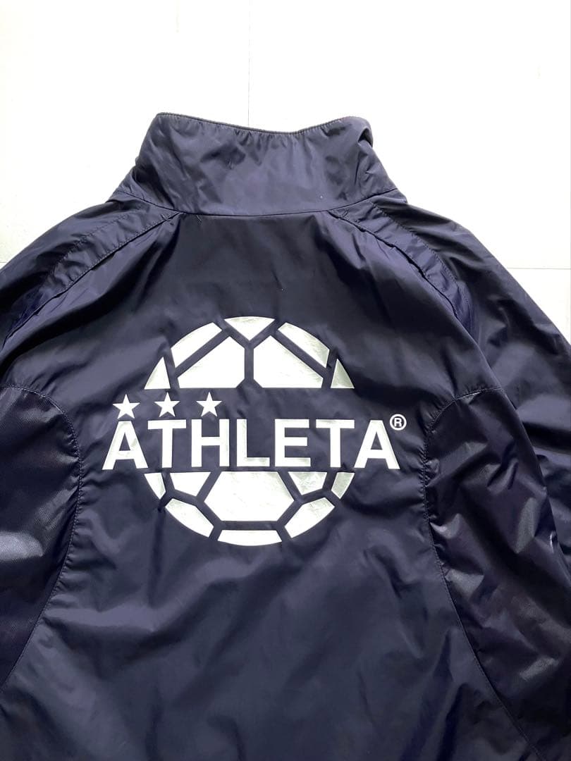 ATHLETA ウインドブレーカーセットアップ　ダークネイビー　L　ピステスーツ