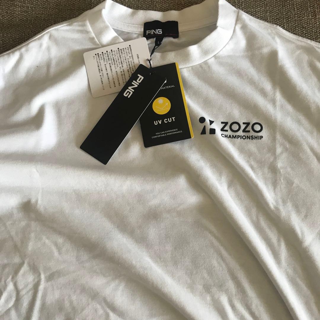 新品 タグ付 PING Tシャツ Lサイズ UVカット