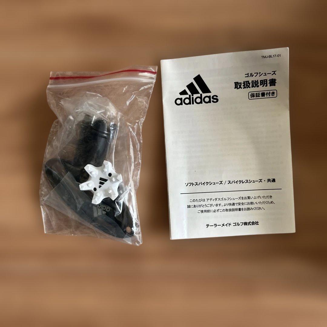 adidas ゴルフシューズ BOAシステム ホワイト/ネイビー