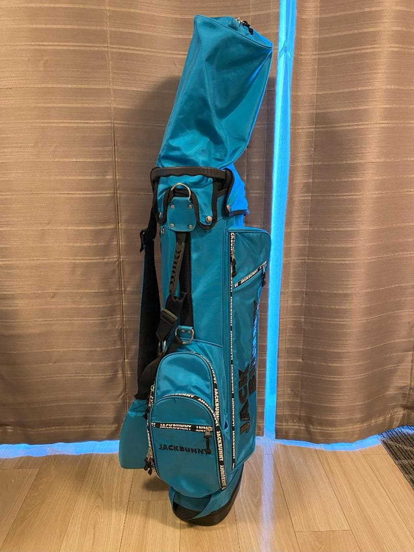 【中古】Jack Bunny　ジャックバニー　スタンドバッグ　ブルー