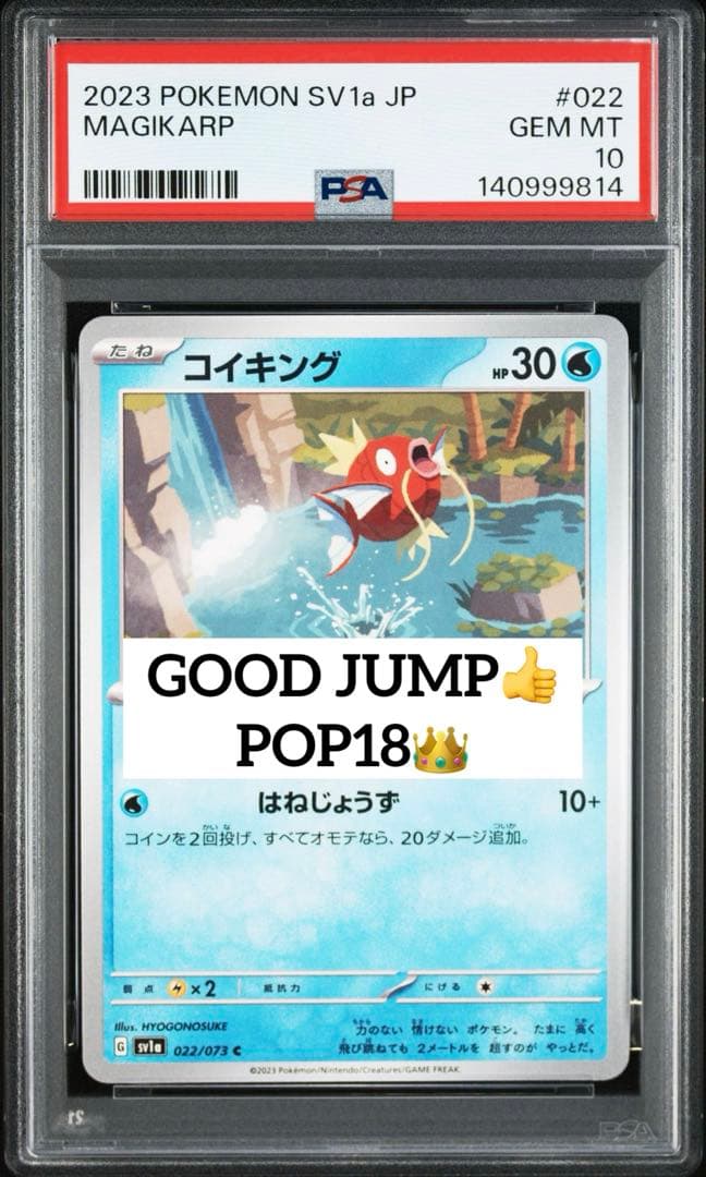 現品限り‼️ PSA10 世界で18枚‼️ コイキング　022