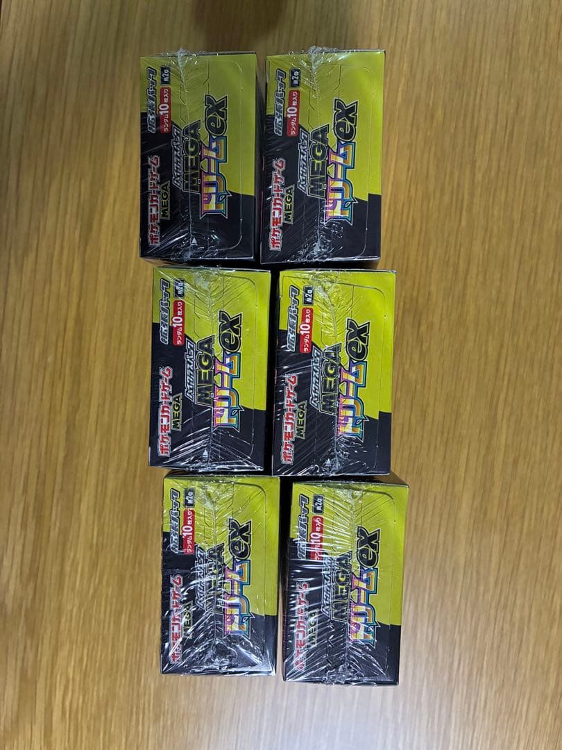 ポケモンカード MEGAドリームex 6box シュリンク付き