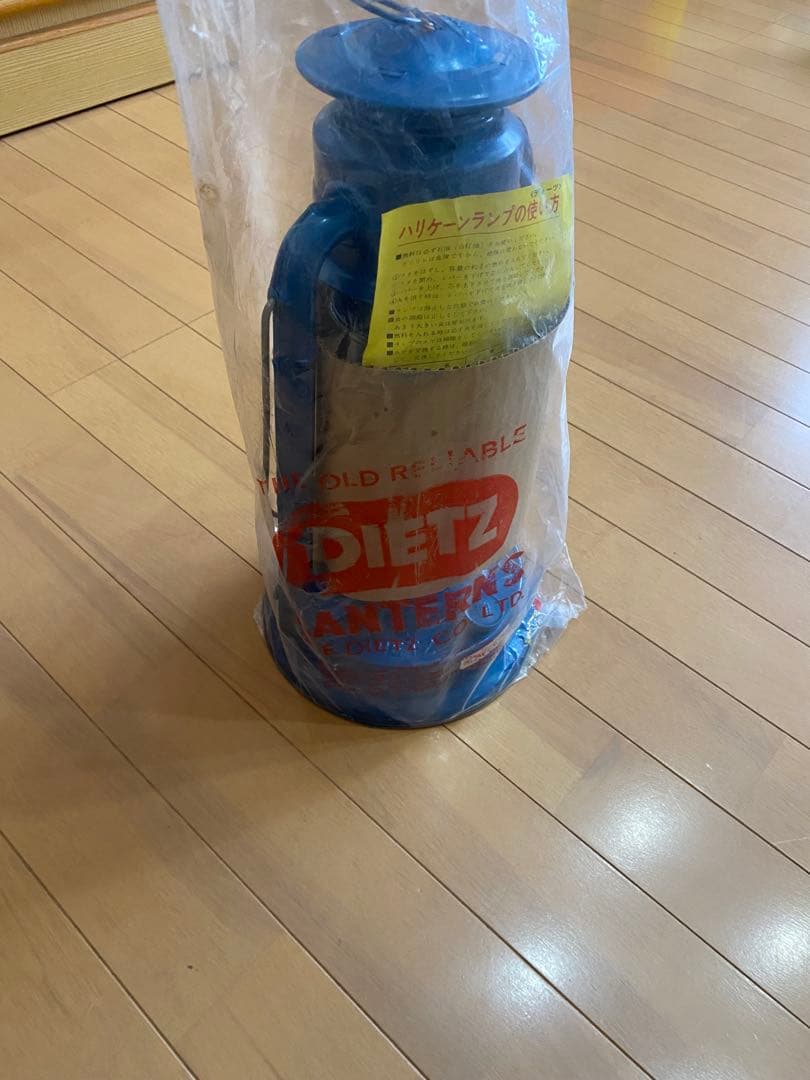 DIETZ ハリケーンランプ 青　貴重な掘り出し物