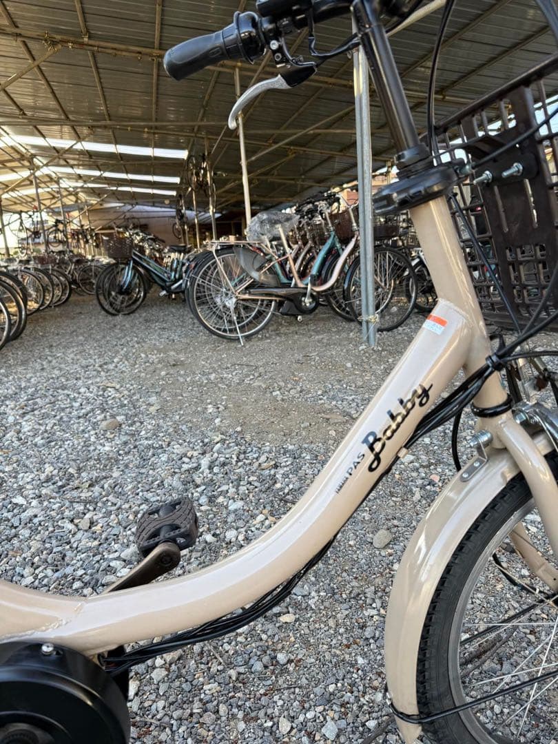 電動アシスト自転車 ベージュ シティタイプ