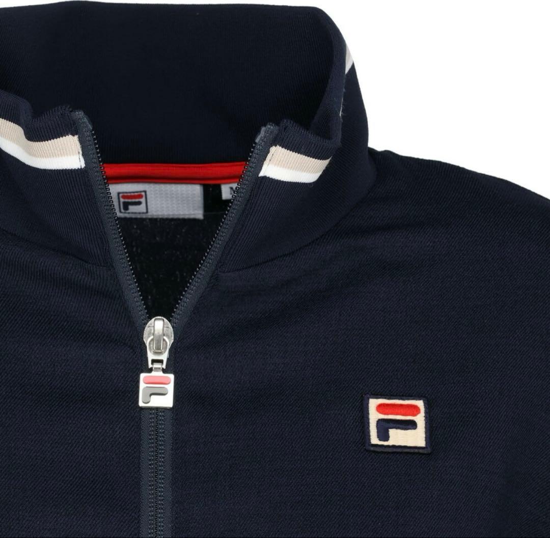 FILA フィラネイビー ジップアップジャケット