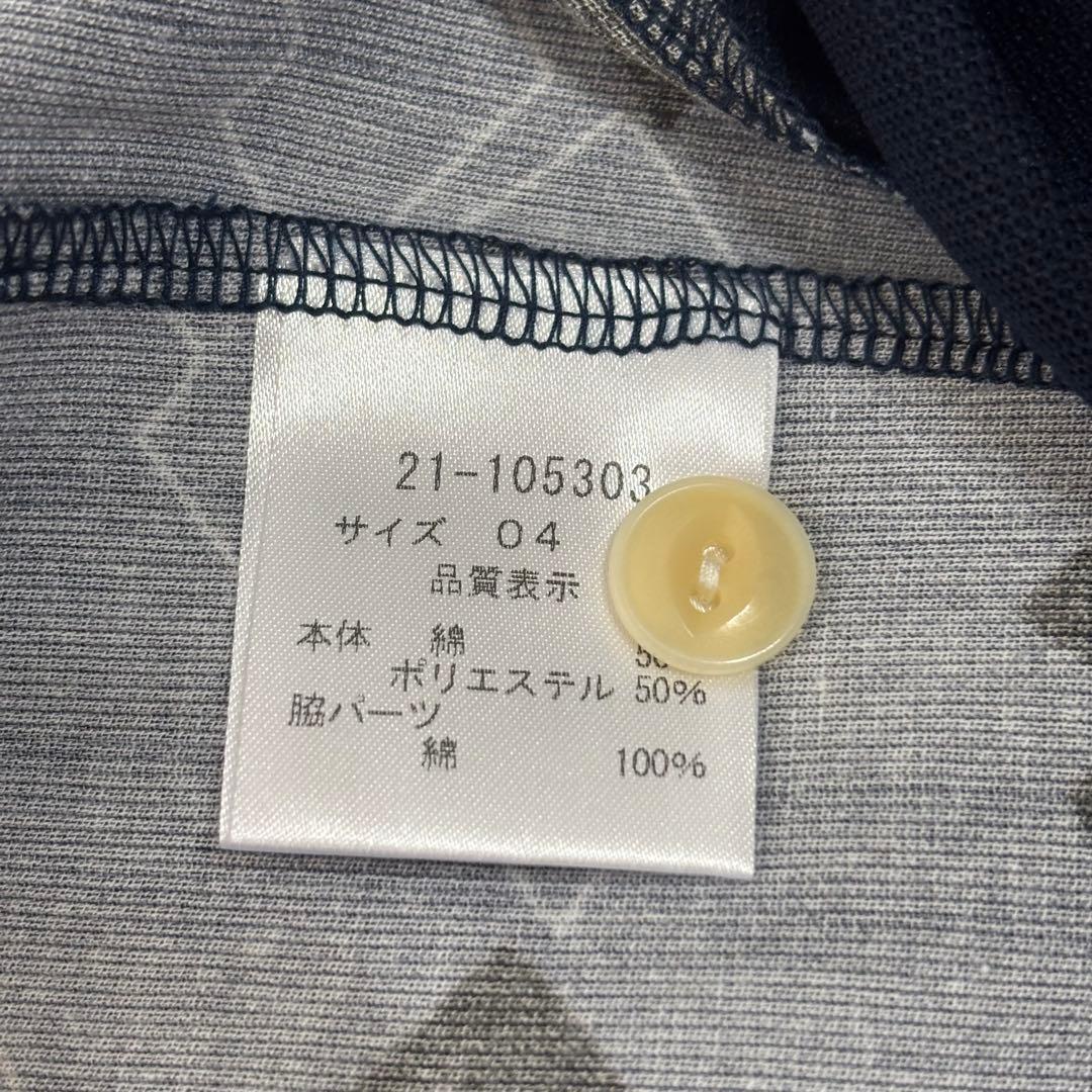 【新品】tovho メンズゴルフポロシャツ ネイビー　LLサイズ　日本製