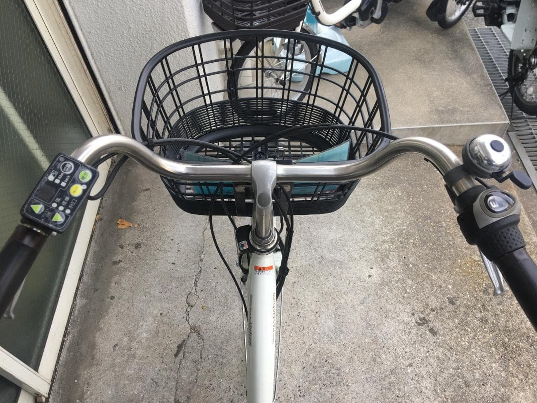 地域限定送料無料　パス　ナチュラ　15,4AH　子供乗せ　白　神戸　電動自転車