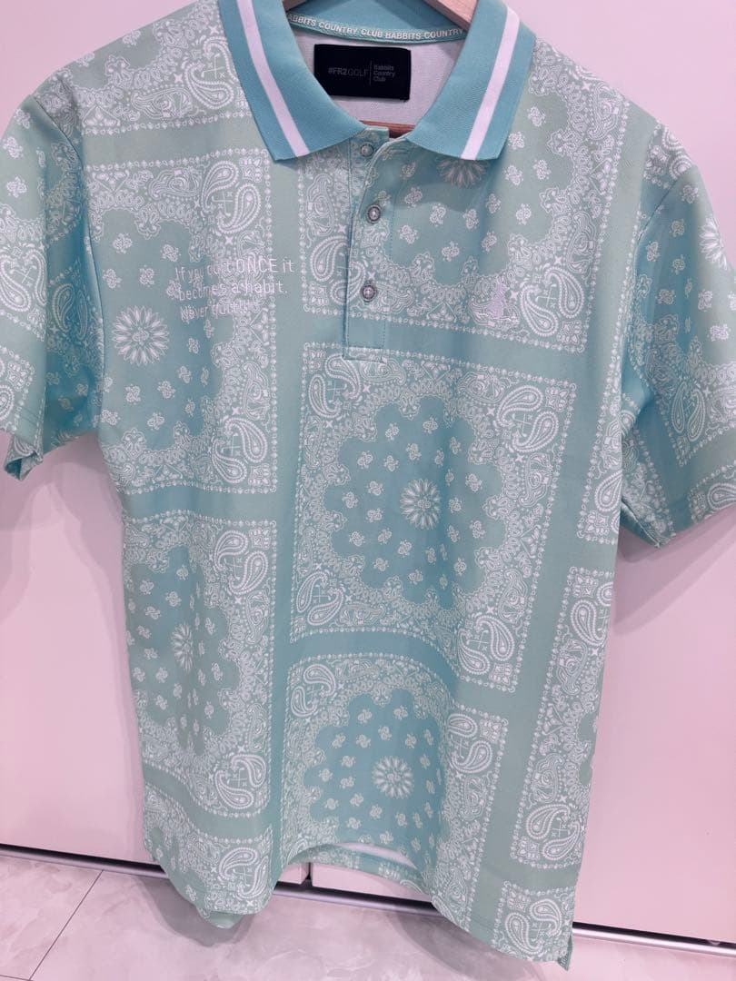 FR2GOLF ペイズリー ポロシャツ Mサイズ　限定　完売品