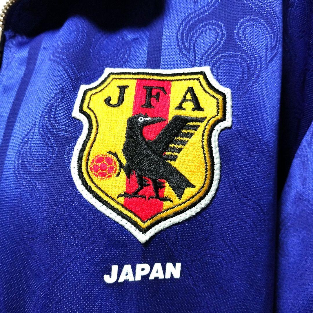 サッカー日本代表 98フランスW杯 炎ジャージ asics 上下セット