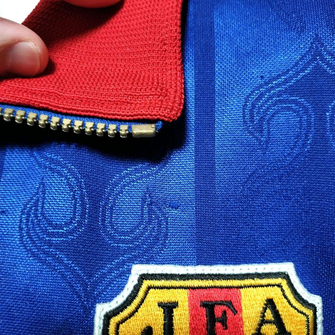 サッカー日本代表 98フランスW杯 炎ジャージ asics 上下セット