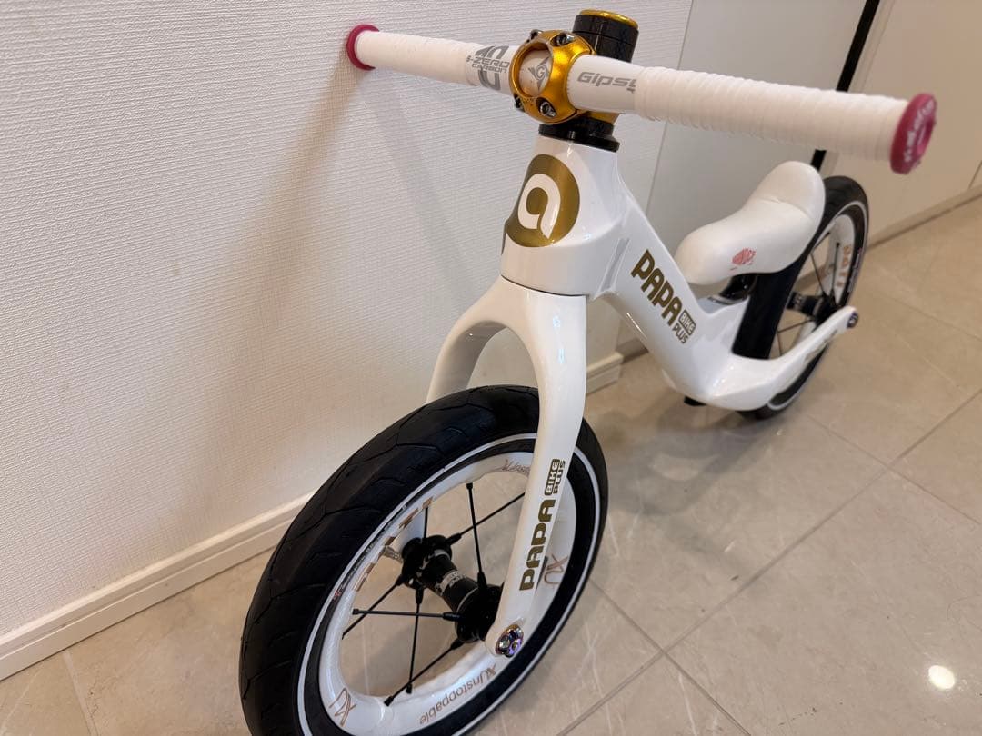 PAPABIKE FLASH PRO　希少！こだわりのホワイトゴールド号☆