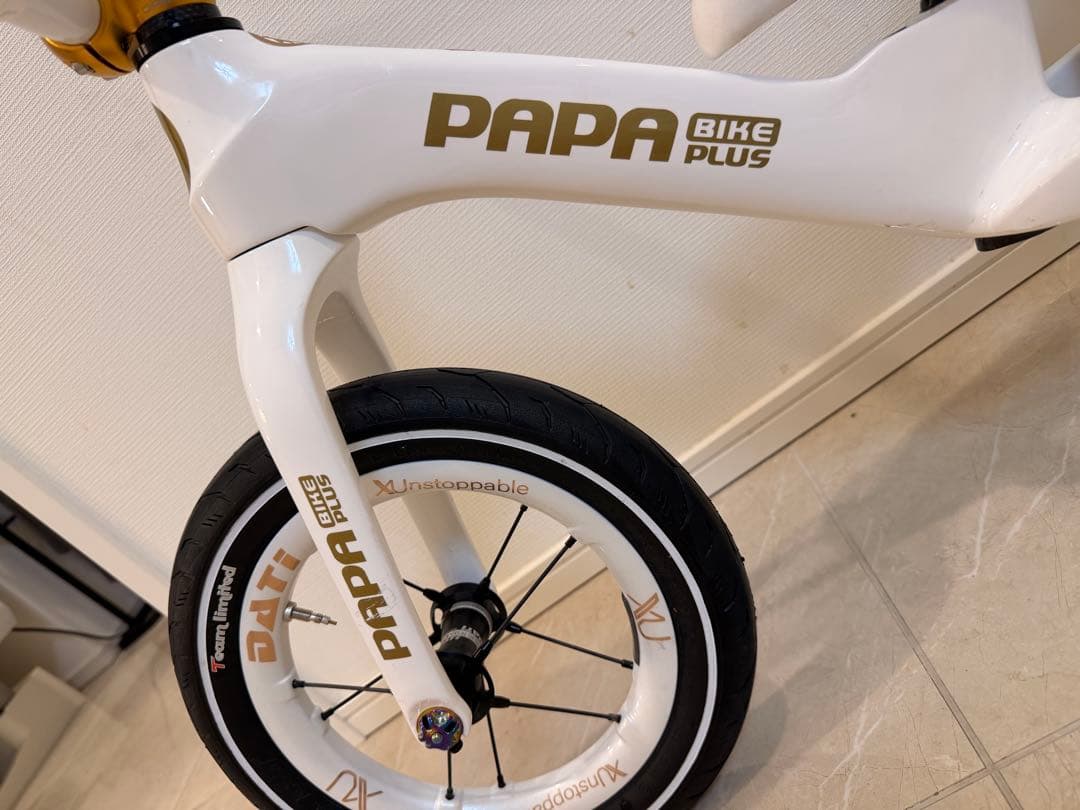 PAPABIKE FLASH PRO　希少！こだわりのホワイトゴールド号☆