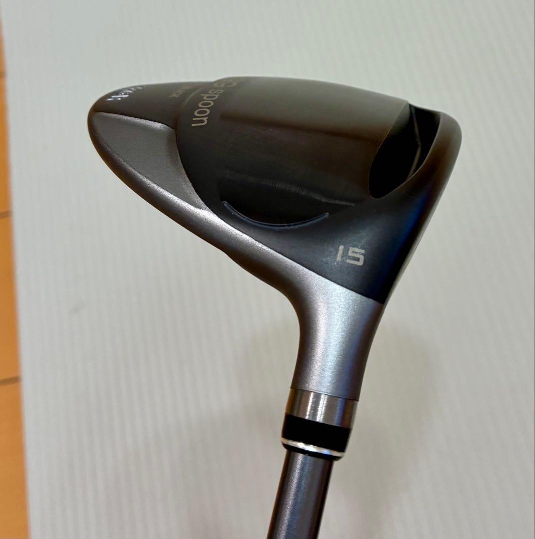 【美品】PRGR egg spoon ブラック 15度　　SR