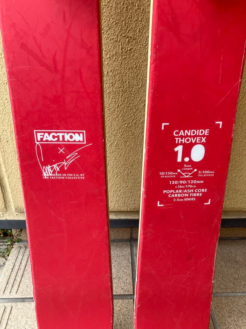 FACTION スキー板 ツインチップ　キャンデットトベックスシグネイチャー