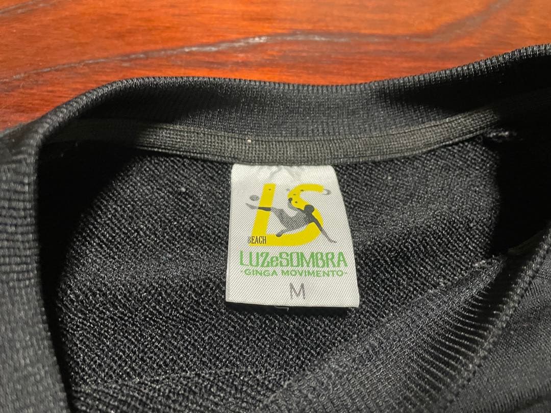 LUZeSOMBRA ドライ ストレッチ スウェットクルートップ　M ブラック