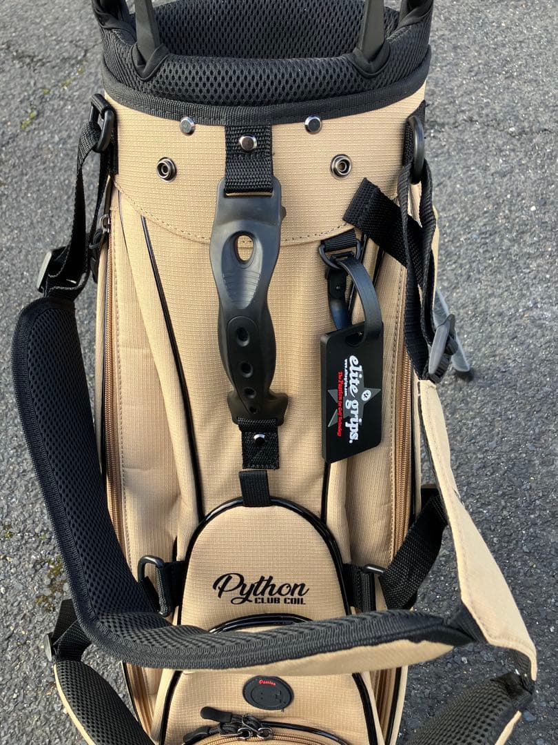 elite grips スタンドキャディバッグ ベージュ　9.5型