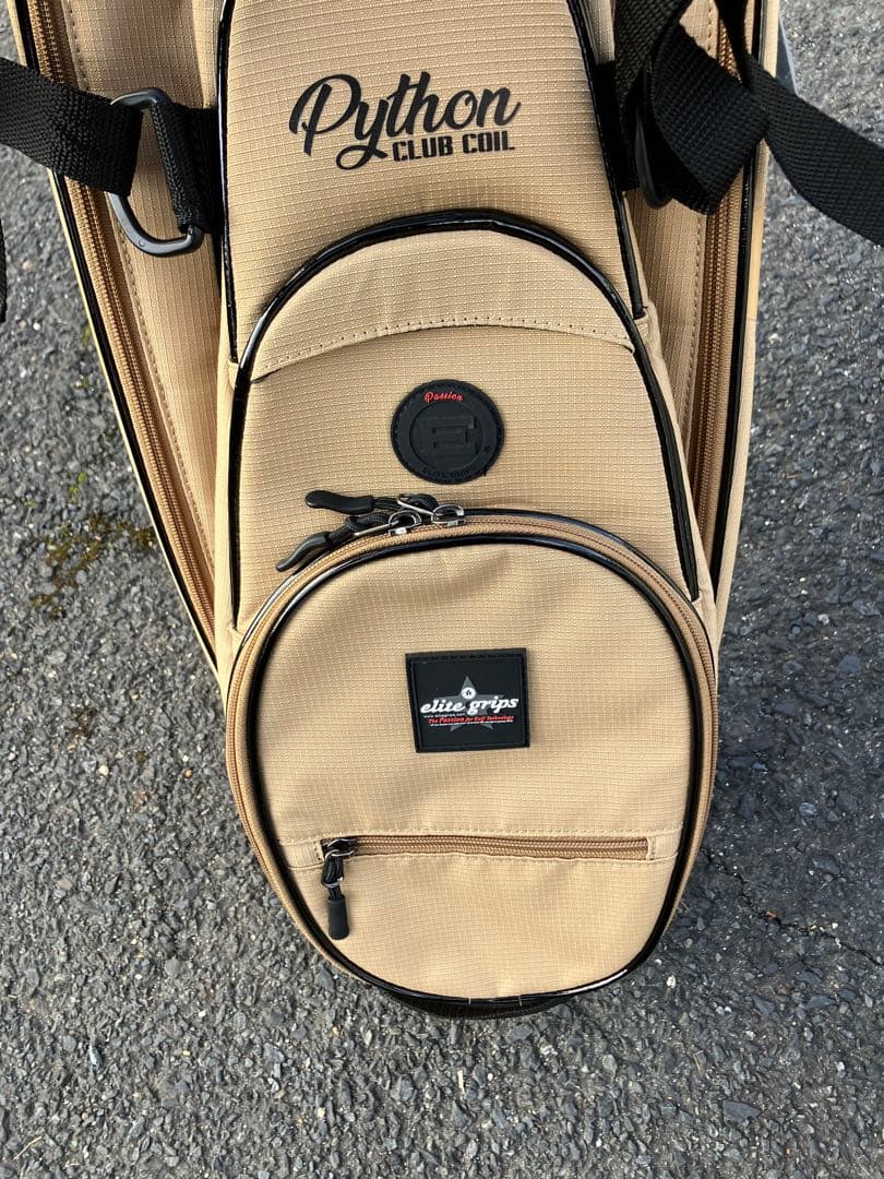 elite grips スタンドキャディバッグ ベージュ　9.5型