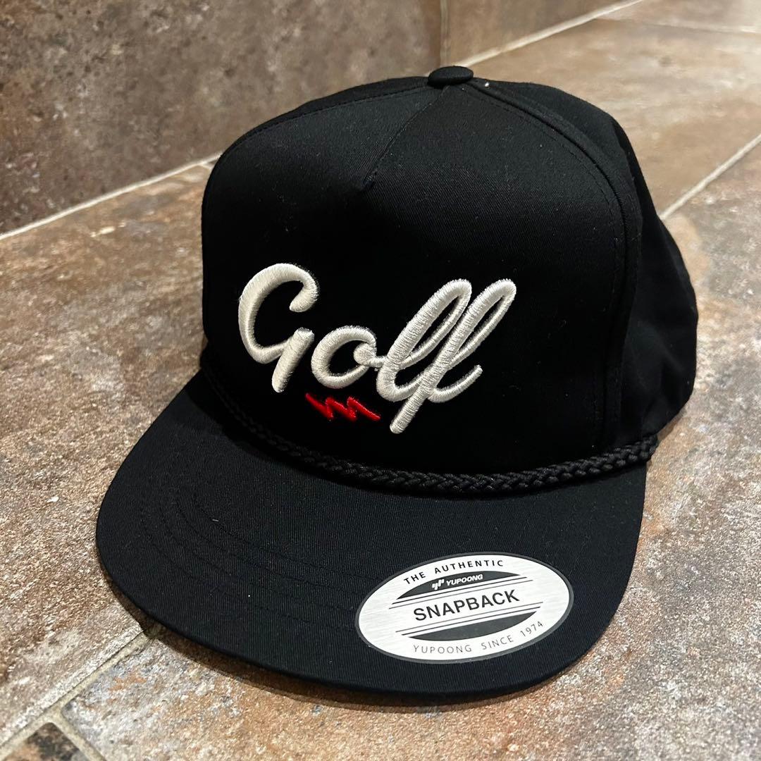美品 ELECTRIC GOLF エレクトリックゴルフ キャップ ブラック 別注