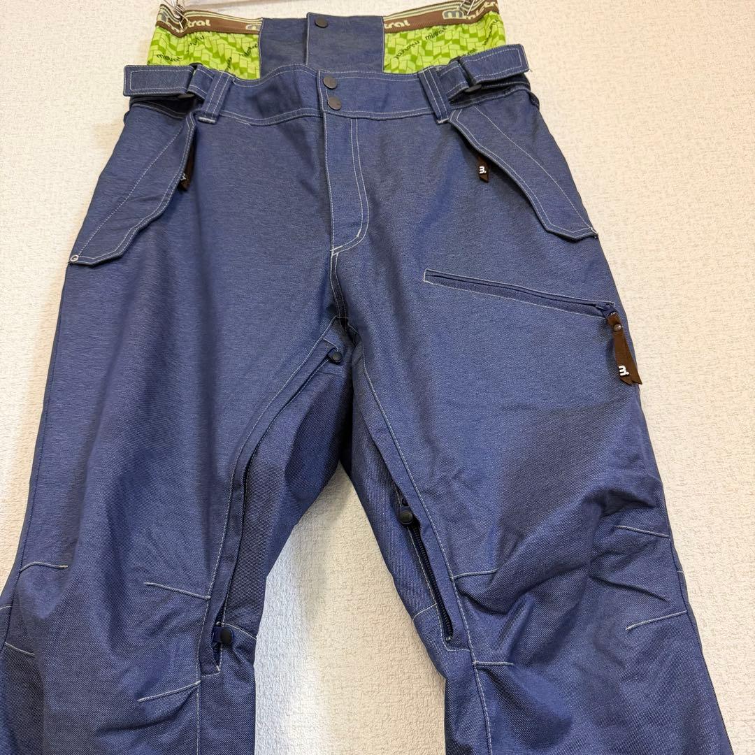 【Mistral】スノーボードパンツ デニム風 メンズL ミストラル