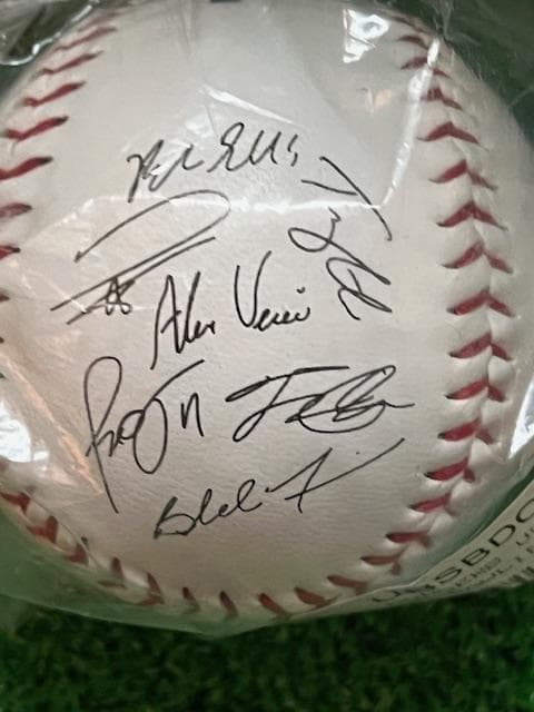 大谷翔平MLB2025WSチャンピオン記念サイン入ボールローリングス社US限定品