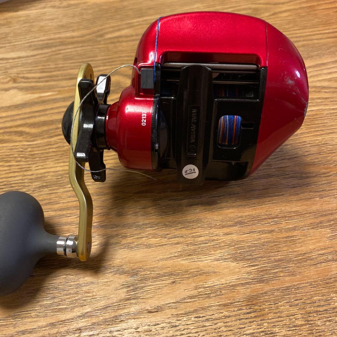 SHIMANO 電動カウンターリール 赤