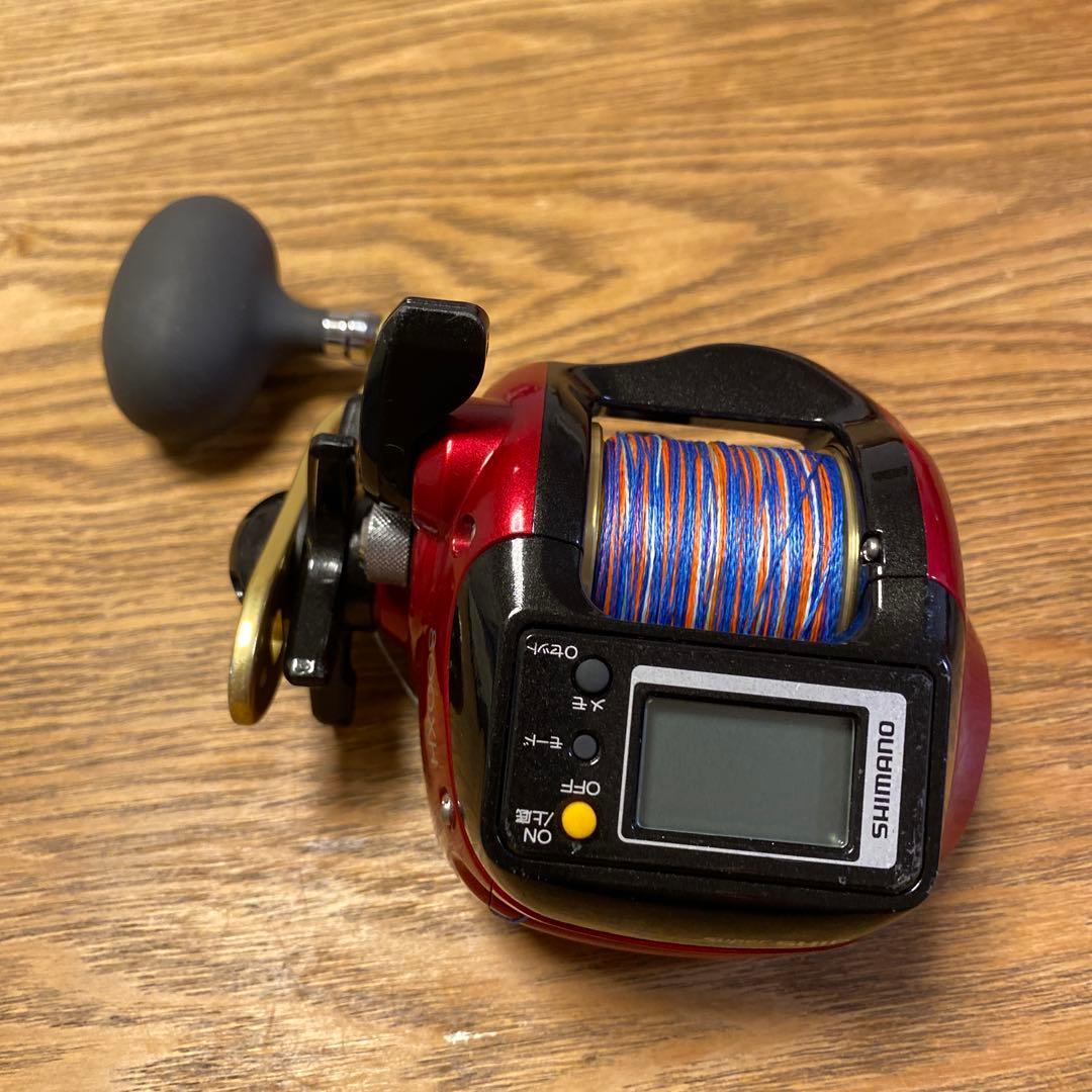 SHIMANO 電動カウンターリール 赤