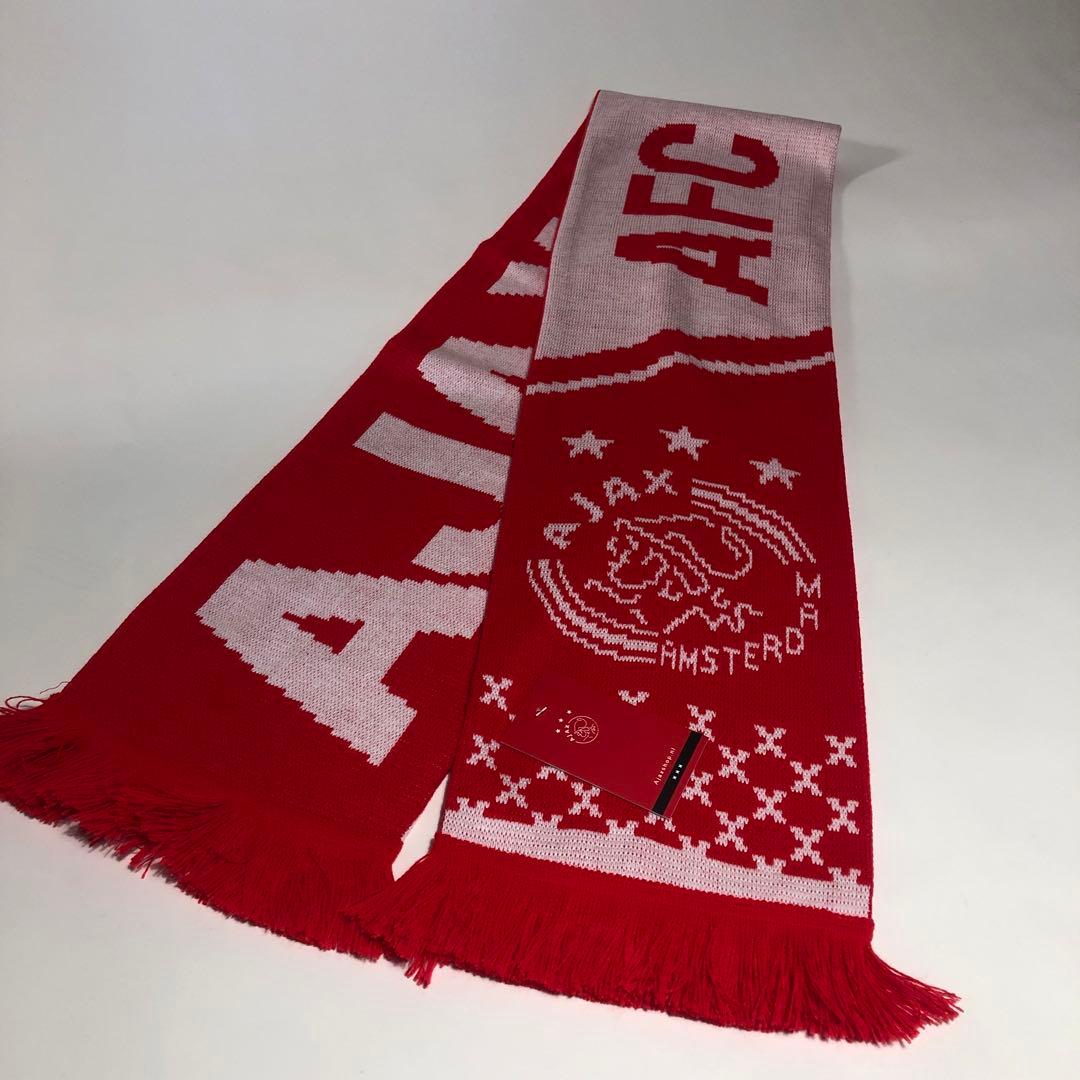 新品 AJAX アヤックス サッカー マフラー　オランダ　アムステルダム