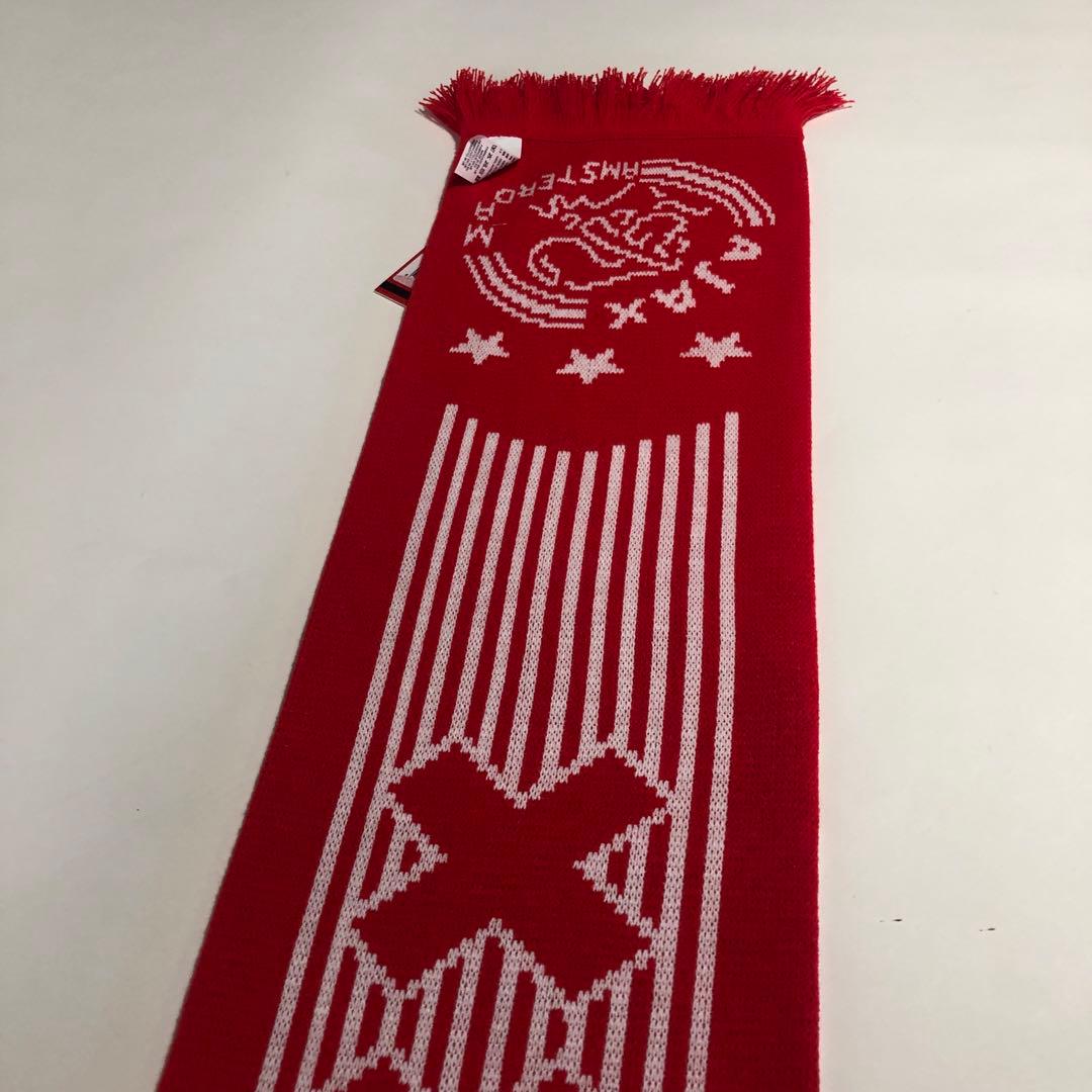 新品 AJAX アヤックス サッカー マフラー　オランダ　アムステルダム